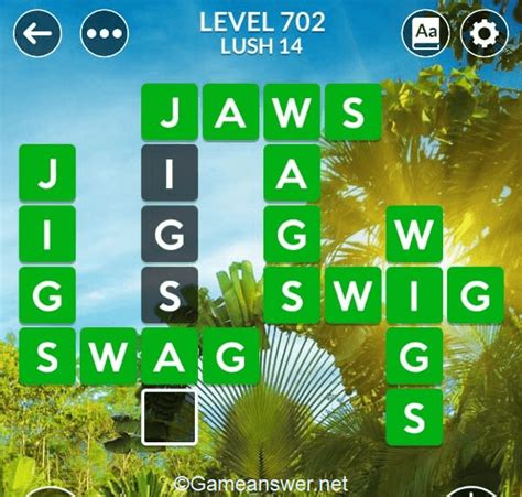 Wordscapes Level 702 .